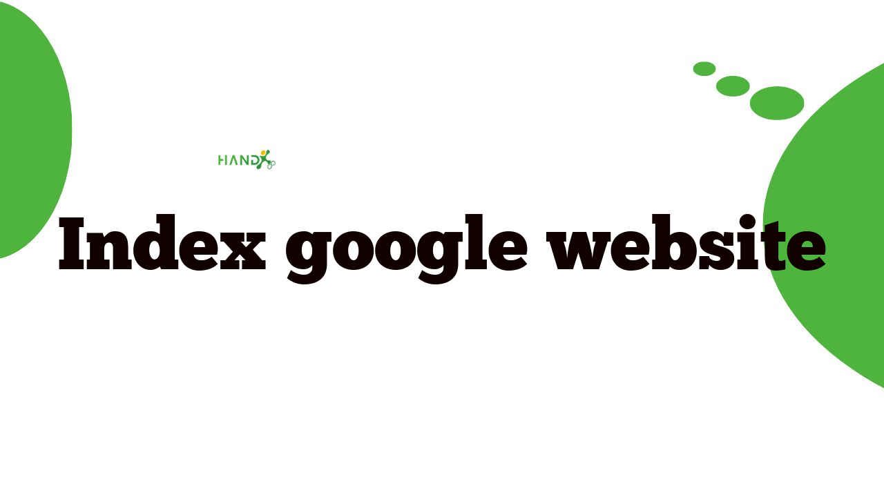 Index Google Website